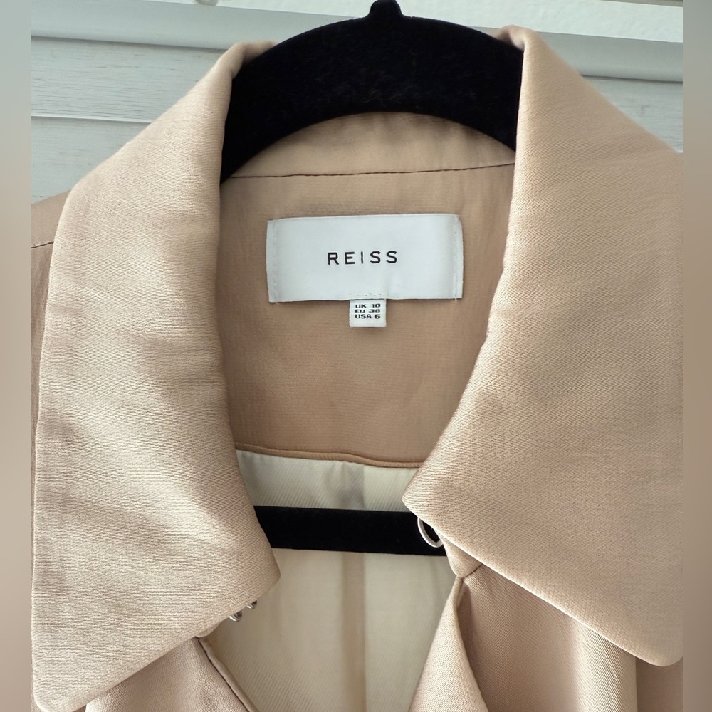 Beige Trench Coat for Women - Classic Long Coat - Picture 8 of 13
